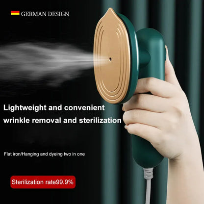 Portable Electric Mini Steam Iron 30W | Handheld Garment Steamer for Travel & Home