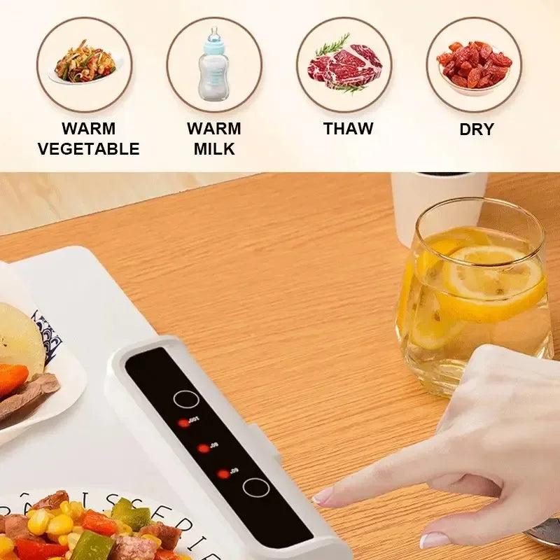 Foldable Electric Food Heating Mat | Fast, Safe & Space-Saving Warming Plate