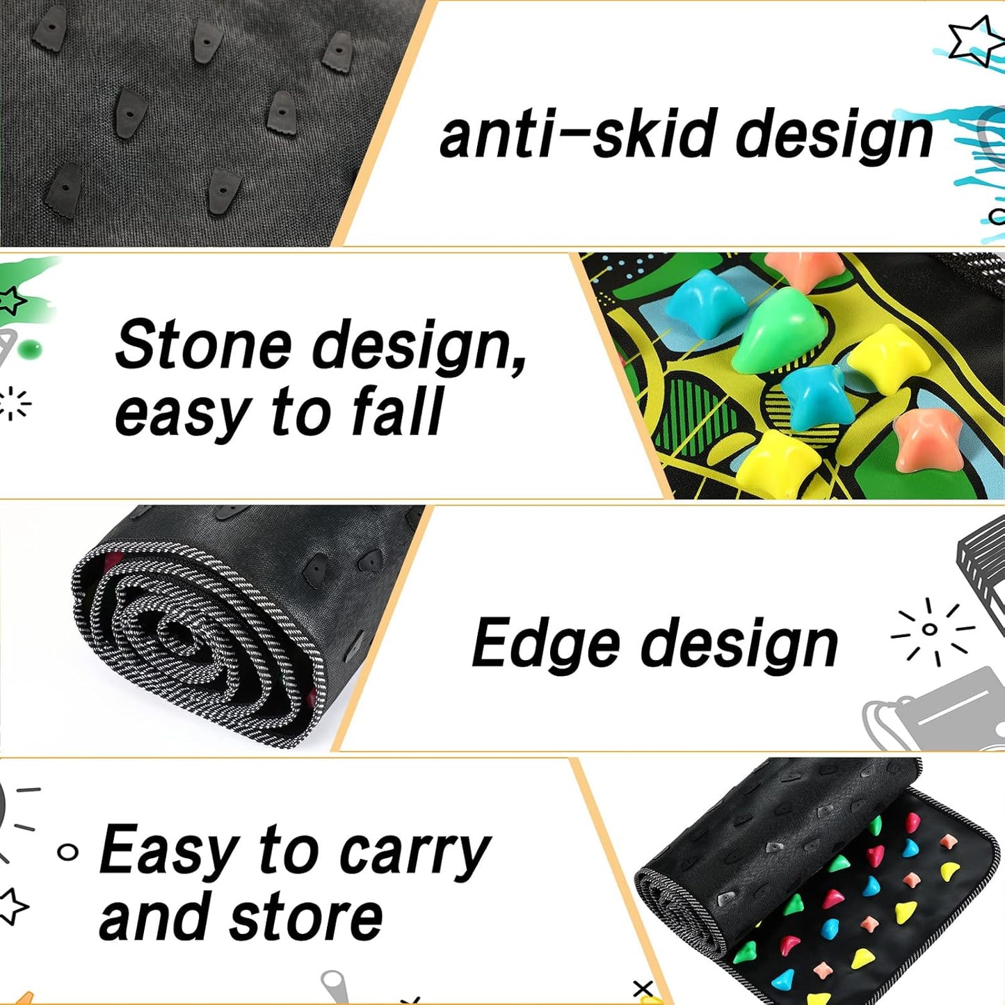 Reflexology Acupressure Foot Massage Mat | Boost Circulation, Relieve Pain & Relax Naturally