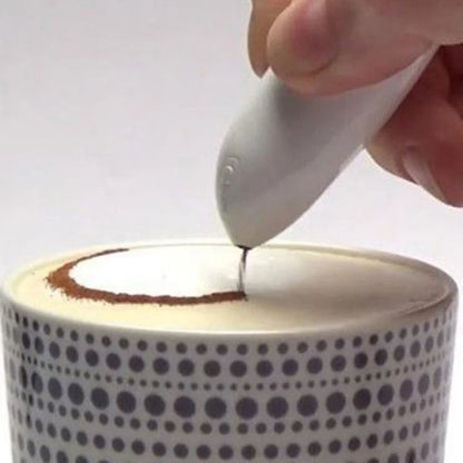 Electric Coffee Art Pen | Spice Pen for Latte, Cappuccino & Cake Decoration