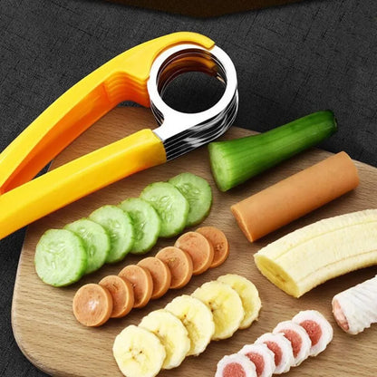 Banana Slicer | Quick & Easy Fruit and Veggie Cutter