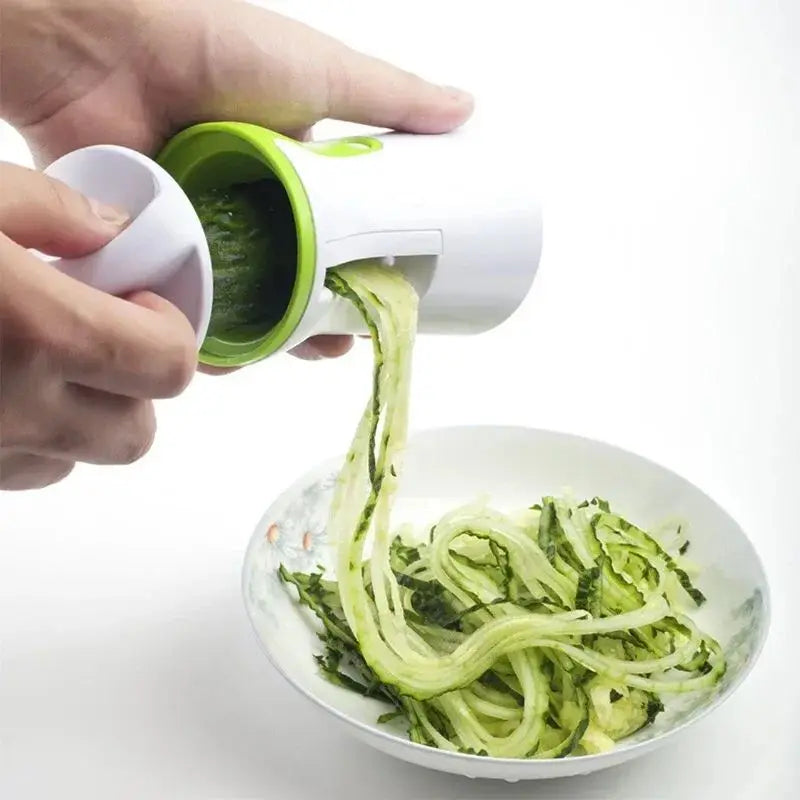 Vegetable Spiralizer - Premium Spiral Slicer | Durable Handheld Veggie Cutter
