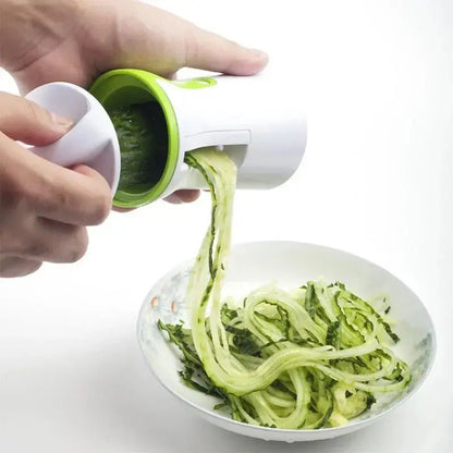 Vegetable Spiralizer - Premium Spiral Slicer | Durable Handheld Veggie Cutter