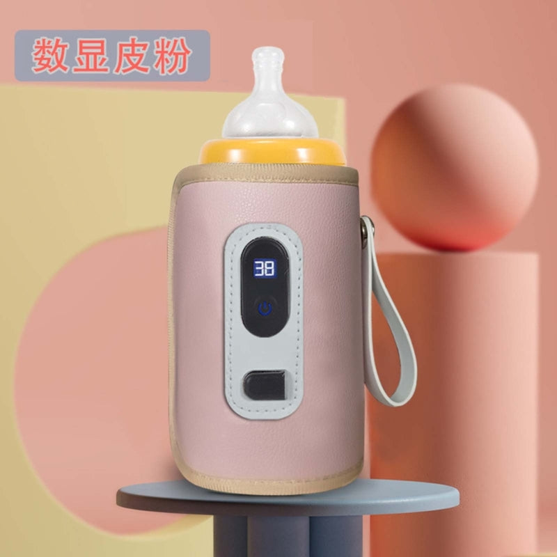 Portable Baby Bottle Warmer – USB Rechargeable, 24-Hour Heat Retention | Compatible with Most Baby Bottles
