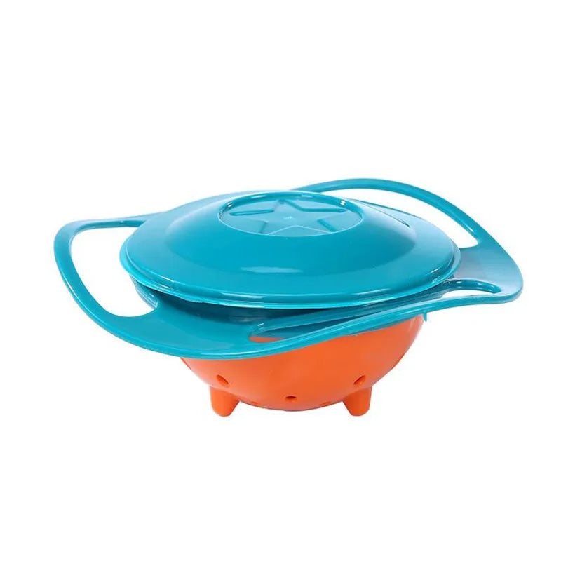 Kids Universal Gyro Bowl | 360° Spill-Proof Snack & Meal Bowl