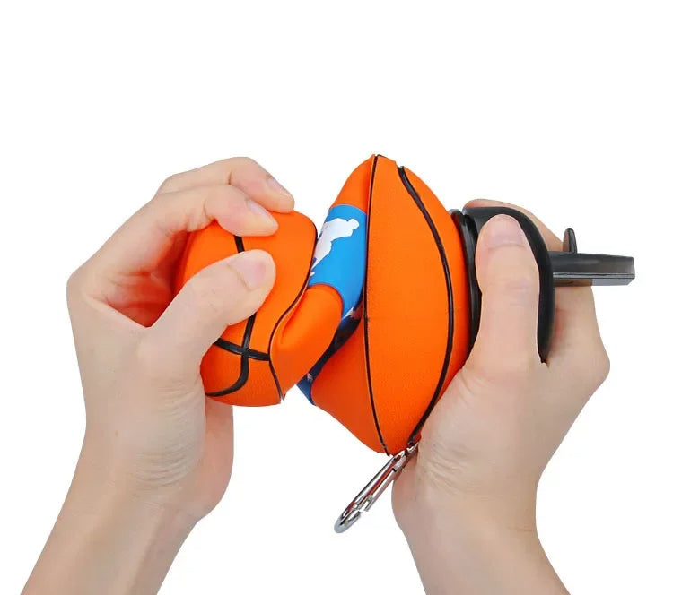 Foldable Sports Ball Water Bottle | Collapsible Silicone Hydration Bottle