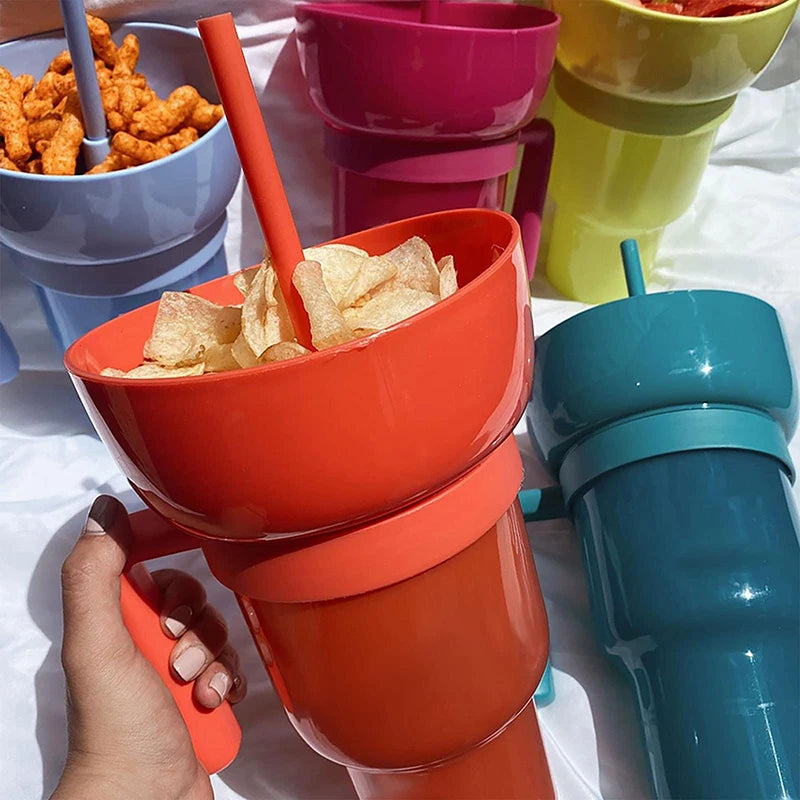 Snack and Drink Cup Combo | Snack & Sip Like Never Before!