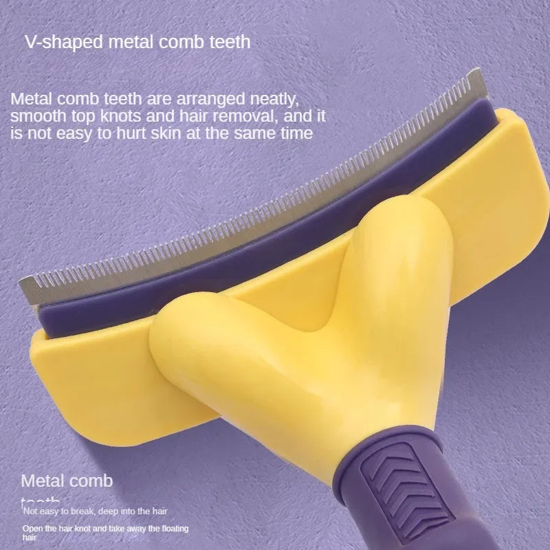 Pet Detangler & Grooming Comb | Tangle-Free Grooming for Dogs & Cats