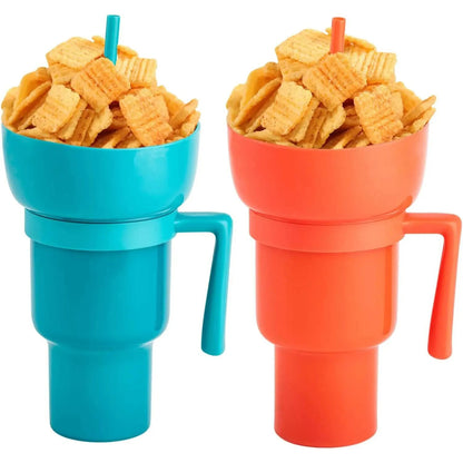 Snack and Drink Cup Combo | Snack & Sip Like Never Before!