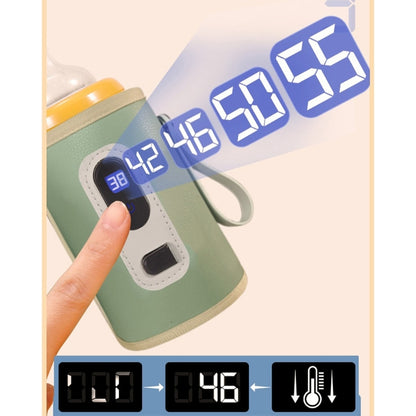 Portable Baby Bottle Warmer – USB Rechargeable, 24-Hour Heat Retention | Compatible with Most Baby Bottles