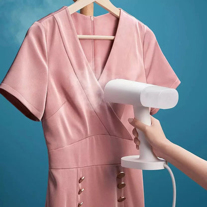 Handheld Vacuum Steamer | Portable Wrinkle Remover for Home & Travel