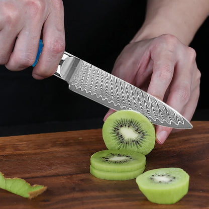 3.5-Inch Damascus Paring Knife | VG10 Steel | Precision Fruit &amp; Vegetable Knife