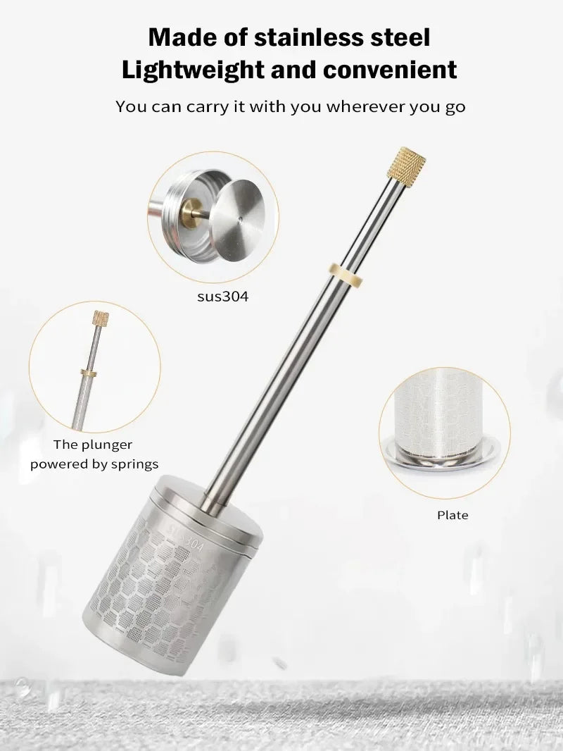 Reusable Stainless Steel Coffee & Tea Filter | Eco-Friendly Pour-Over Brewer