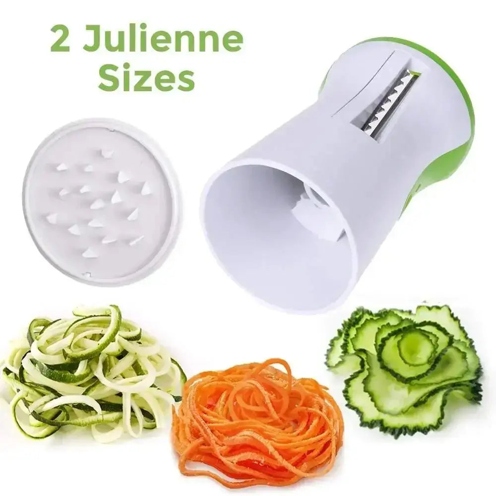 Vegetable Spiralizer - Premium Spiral Slicer | Durable Handheld Veggie Cutter