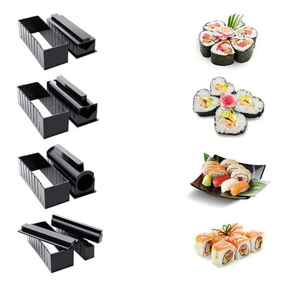 DIY Sushi Making Kit | Easy Sushi Roller Mold Set for Beginners & Pros