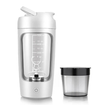 Electric Protein Shaker Bottle – 650ml Rechargeable Blender Cup