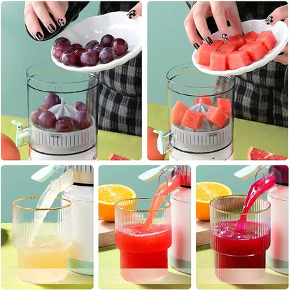 Portable Electric Juicer | Fresh Juice Anytime, Anywhere!