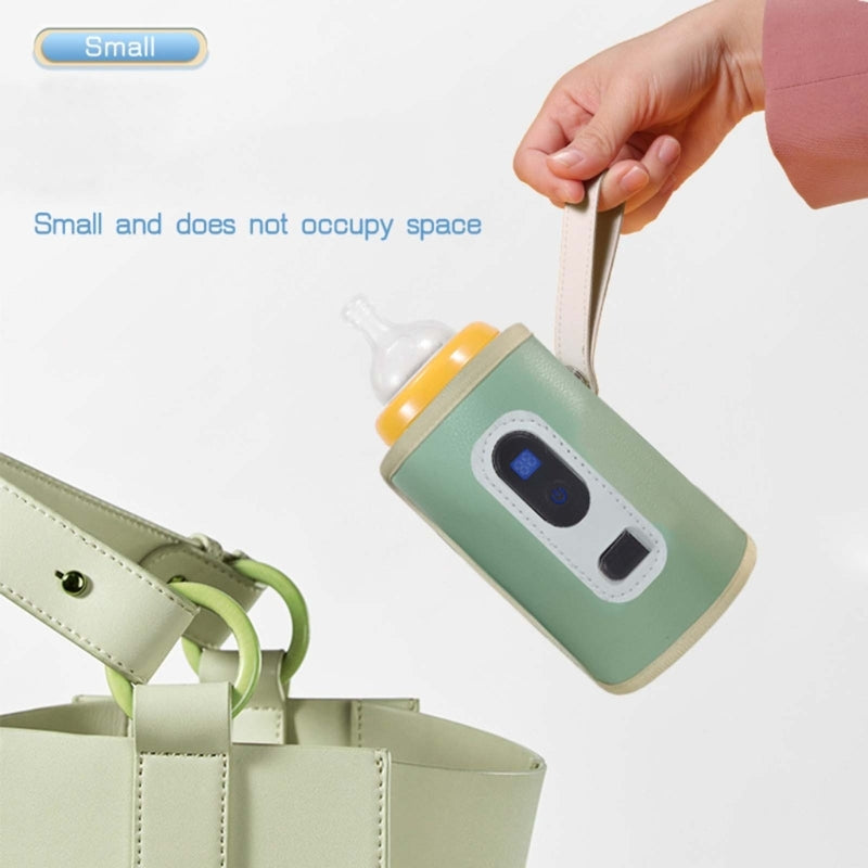 Portable Baby Bottle Warmer – USB Rechargeable, 24-Hour Heat Retention | Compatible with Most Baby Bottles