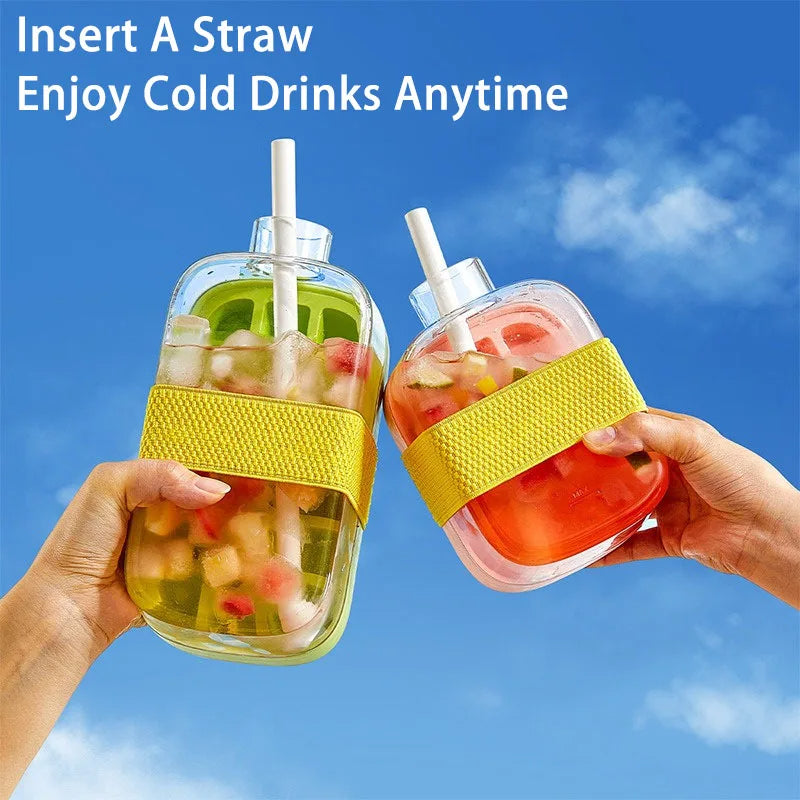 Ice Cube Tray with Lid | Effortless, Mess-Free Ice Making!