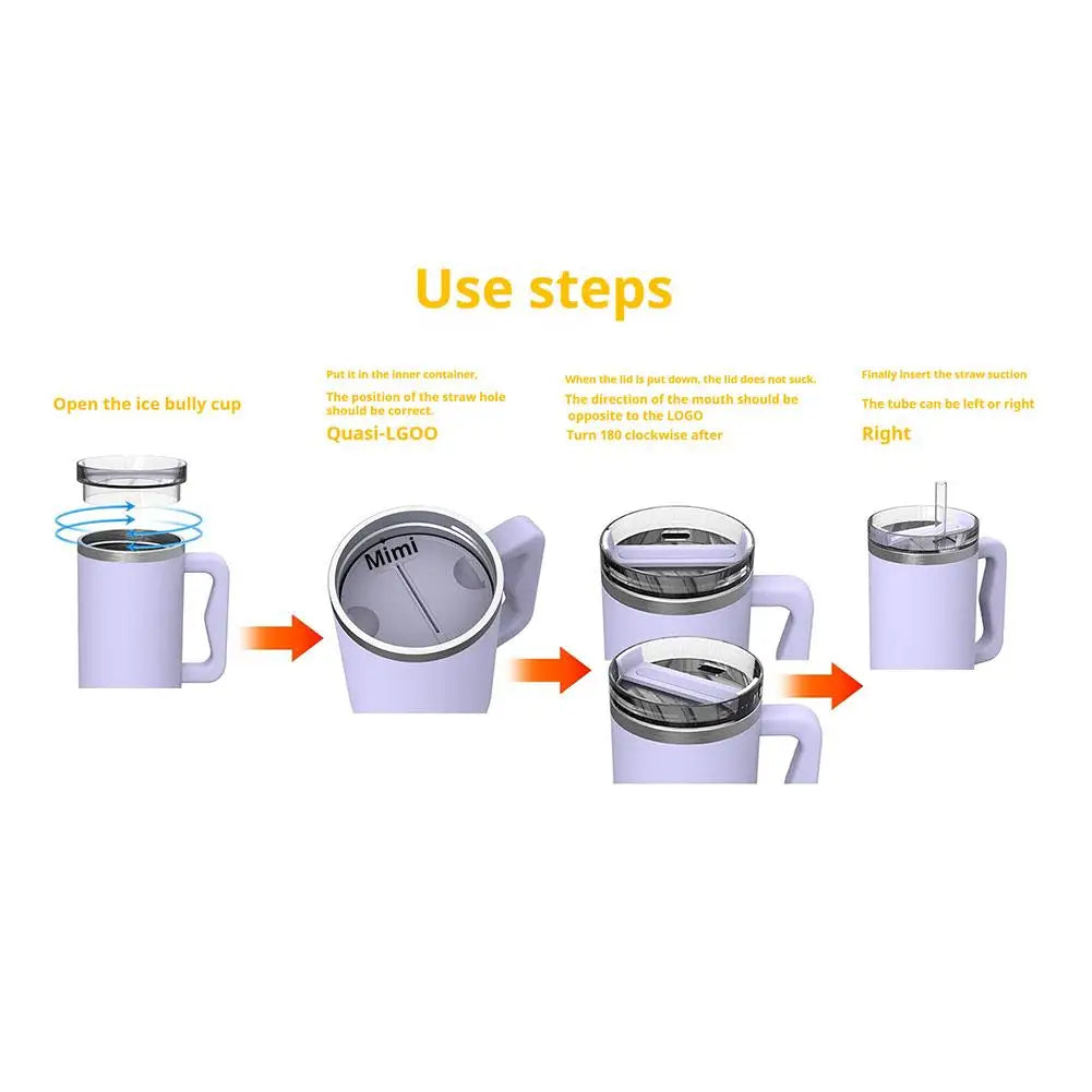 Stanley Cup | Dual-Flavor Silicone Water Bottle Divider for 40oz