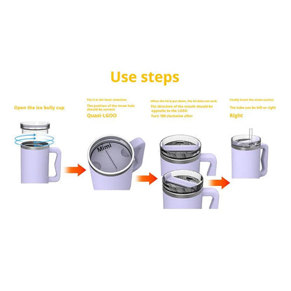 Stanley Cup | Dual-Flavor Silicone Water Bottle Divider for 40oz