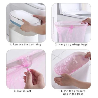Smart Trash Can with Lid | Touchless Garbage Bin with Infrared Sensor | Hands-Free Waste Bin for Kitchen, Bathroom & Office