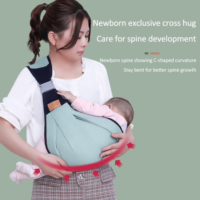 Baby Carrier Wrap – Breathable Mesh Sling for Newborn to Toddler | Adjustable, Ergonomic & All-Season
