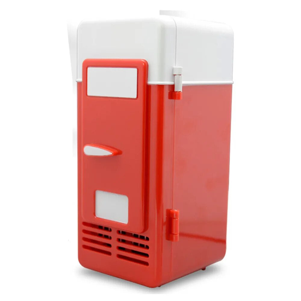 Mini USB Fridge Portable Cooler & Warmer | Desktop Beverage Cooler & Heater