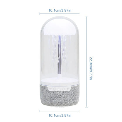 Jellyfish Lamp with Bluetooth Speaker | Ocean Ambiance Meets Crystal Sound