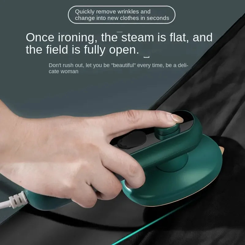 Portable Electric Mini Steam Iron 30W | Handheld Garment Steamer for Travel & Home