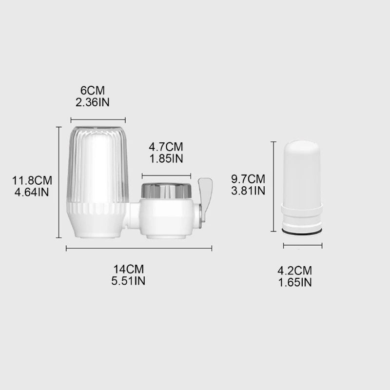 Small Faucet Tap Water Purifier | Compact Faucet-Mounted Water Filter