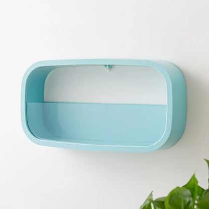 Modern Rectangle Wall-Mounted Flower Vase | Minimalist Vertical Planter for Home & Restaurants