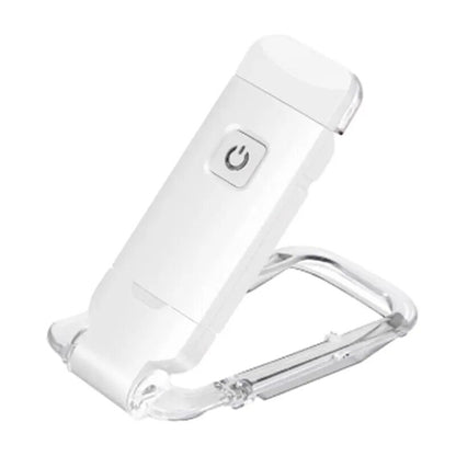 Mini LED Reading Clip Light | USB Rechargeable, Portable Book Light with Adjustable Brightness & Flexible Design