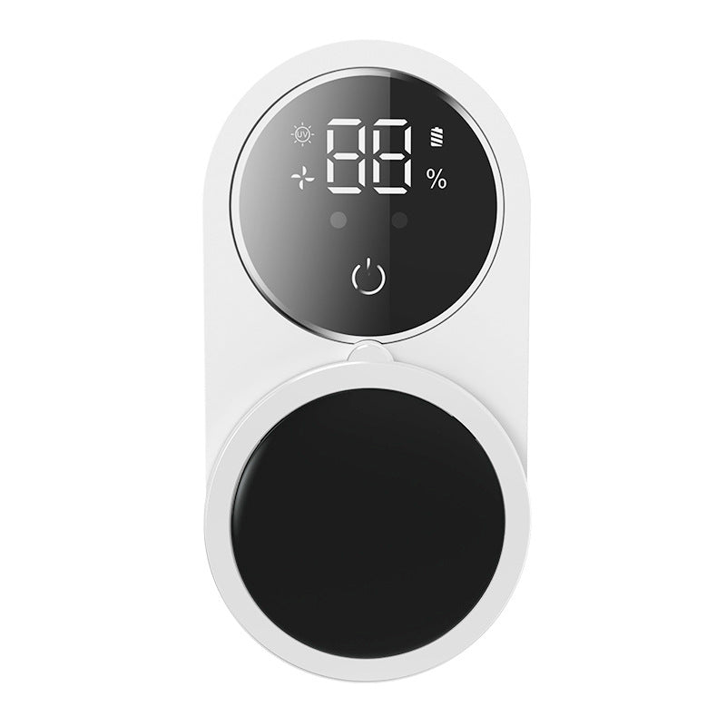 Toothbrush UV Cleaner with UV-C Sterilization, Air Drying, and Smart LED Screen | Fast Charging