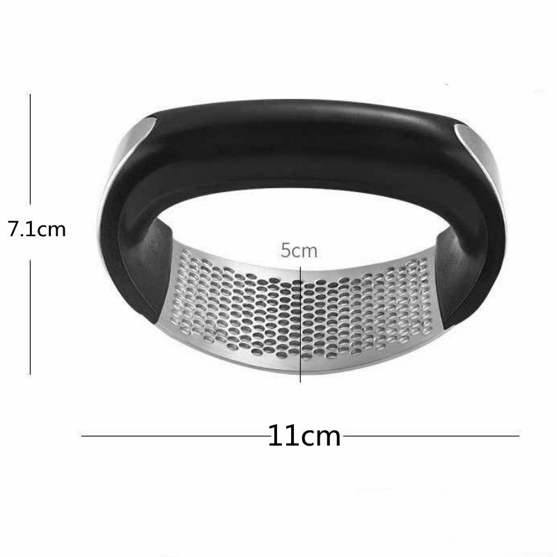 Premium Stainless Steel Garlic Press Crusher | Manual Mincer for Garlic, Fruits & Vegetables