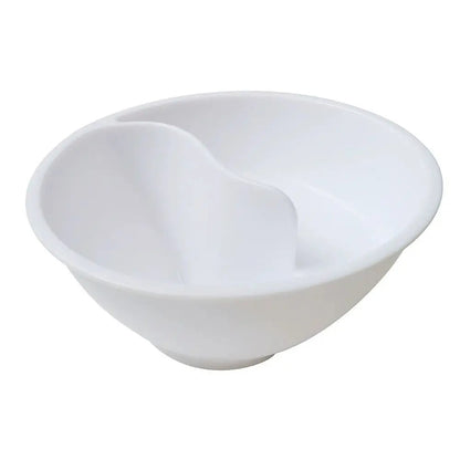 Separated Cereal Bowl | Dry & Wet Separation with Spiral Slide | Crunchy Cereal Every Time