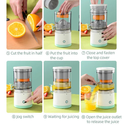 Portable Electric Juicer | Fresh Juice Anytime, Anywhere!