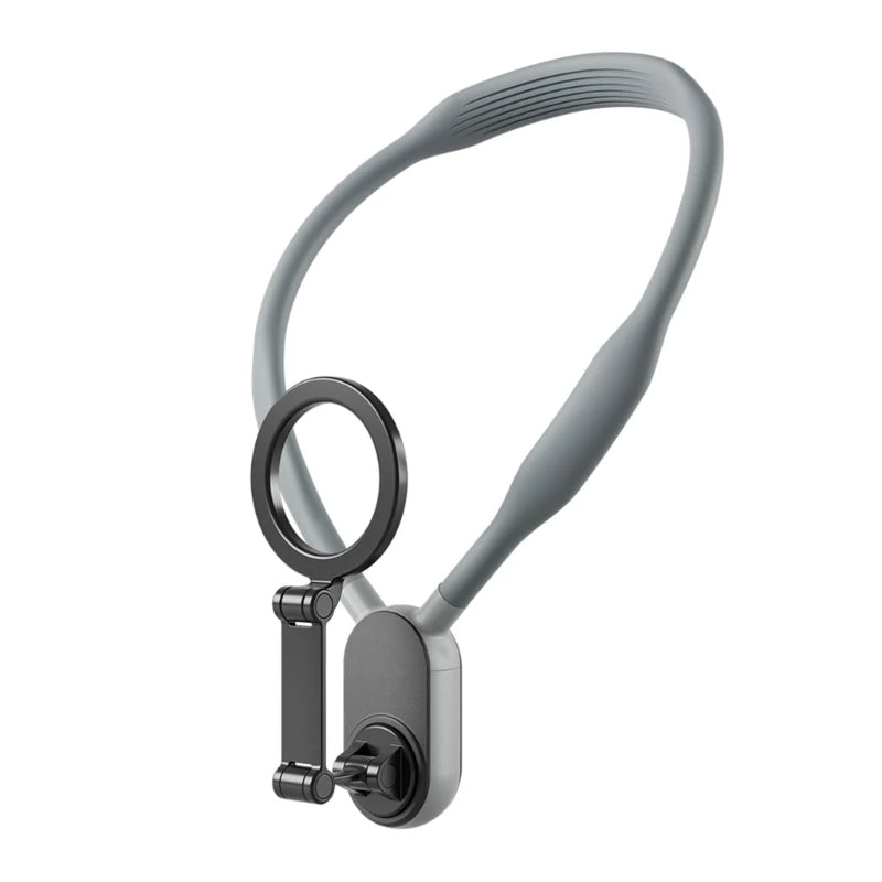 Magnetic Neck Phone Mount Holder | Hands-Free Action Camera & Smartphone Bracket