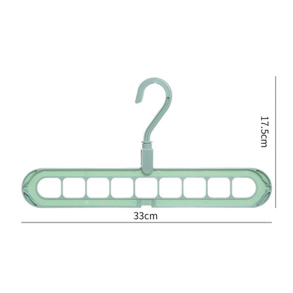 9-in-1 Smart Hanger | Space-Saving Closet Organizer with 360° Rotating Hook