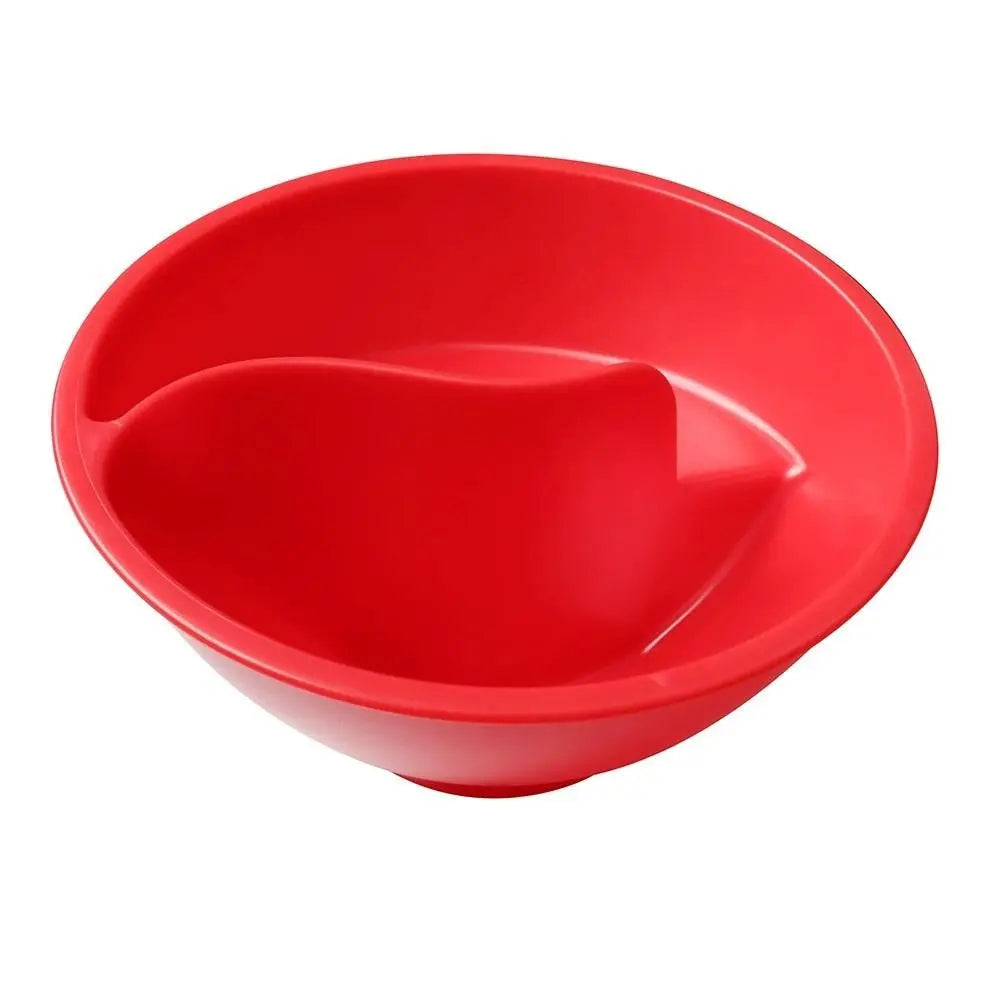 Separated Cereal Bowl | Dry & Wet Separation with Spiral Slide | Crunchy Cereal Every Time