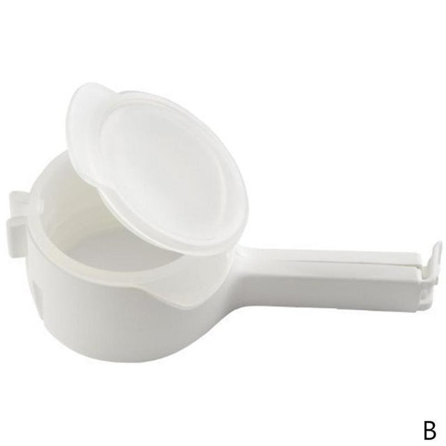 Reusable Bag Clip Snack Sealer with Spray Nozzle | Moisture-Proof Food Storage Solution