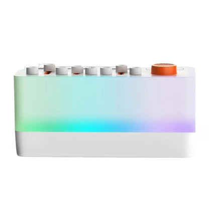 Ambient Sound Machine with Bluetooth Speaker, Night Light & Breathing Therapy!