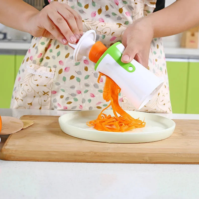 Vegetable Spiralizer - Premium Spiral Slicer | Durable Handheld Veggie Cutter