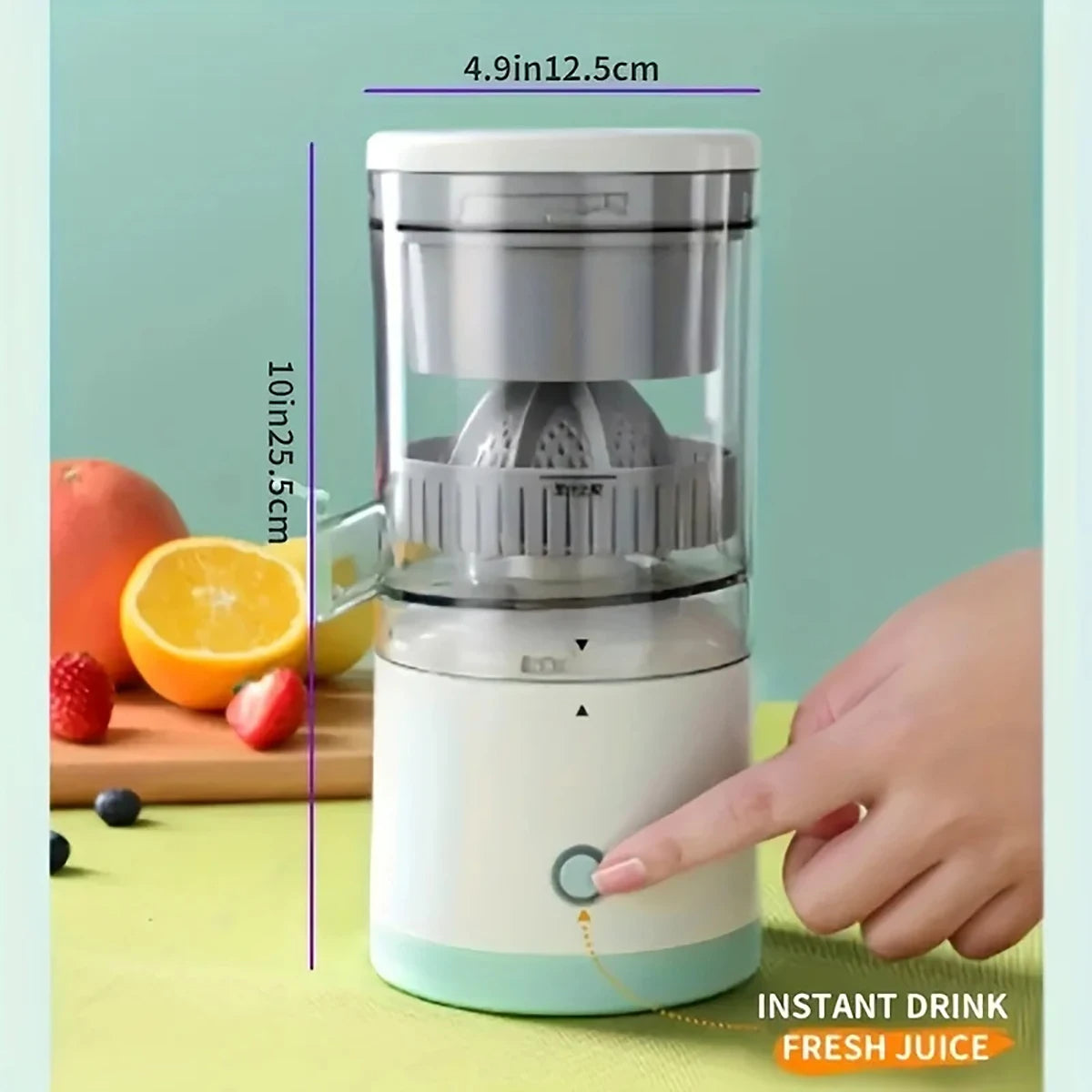 Portable Electric Juicer | Fresh Juice Anytime, Anywhere!