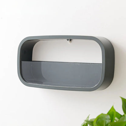 Modern Rectangle Wall-Mounted Flower Vase | Minimalist Vertical Planter for Home & Restaurants